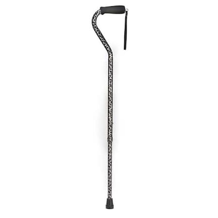 Mabis Mabis 502-1300-9905 Lightweight Adjustable Designer Cane - Offset Handle - Spotted 502-1300-9905